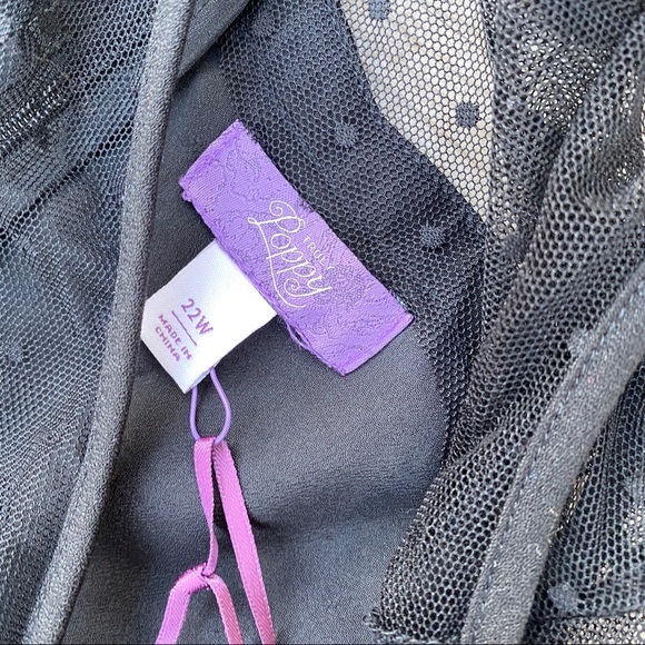 NWT Truly Poppy plus black dress 22W - Picture 3 of 6